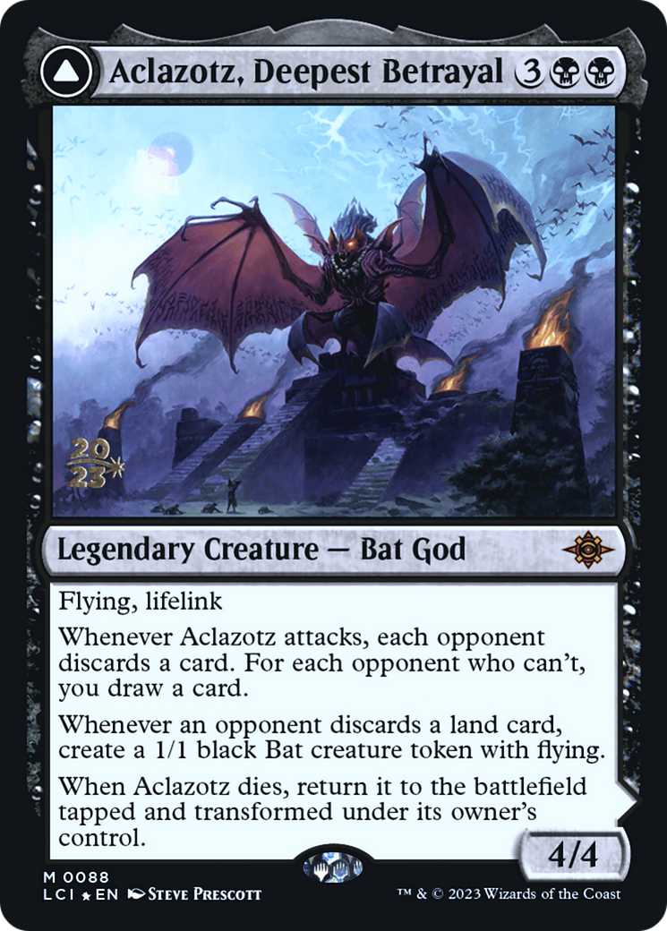 Aclazotz, Deepest Betrayal // Temple of the Dead (PLCI-88S) - The Lost Caverns of Ixalan Promos Foil - Premium MTG Single from Wizards of the Coast - Just $0! Shop now at Game Crave Tournament Store