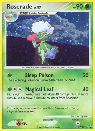 Roserade 17/132 - Secret Wonders Reverse Holofoil
