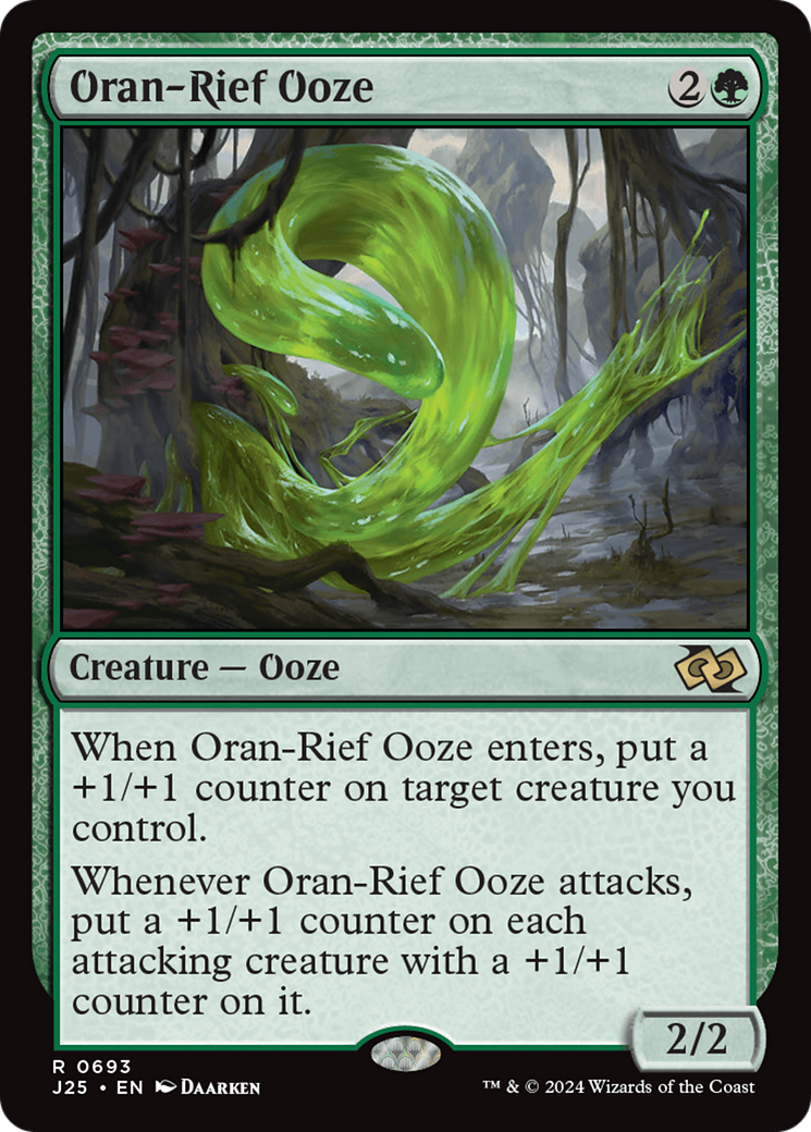 Oran-Rief Ooze (J25-693) - Foundations Jumpstart - Premium MTG Single from Wizards of the Coast - Just $0.25! Shop now at Game Crave Tournament Store