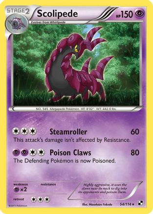Scolipede 54/114 - Black & White