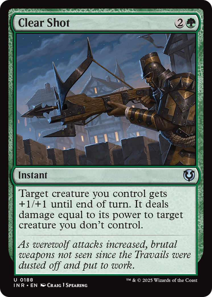 Clear Shot (-188) - Innistrad Remastered Foil - Premium MTG Single from Wizards of the Coast - Just $0.25! Shop now at Game Crave Tournament Store