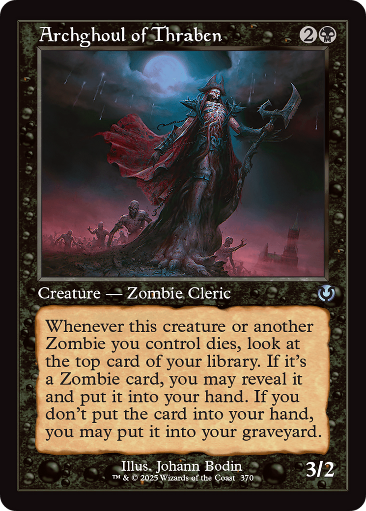 Archghoul of Thraben (Retro Frame) (-370) - Innistrad Remastered Foil - Premium MTG Single from Wizards of the Coast - Just $1.07! Shop now at Game Crave Tournament Store