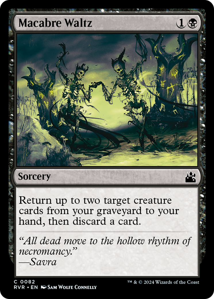 Macabre Waltz (RVR-082) - Ravnica Remastered - Premium MTG Single from Wizards of the Coast - Just $0.25! Shop now at Game Crave Tournament Store