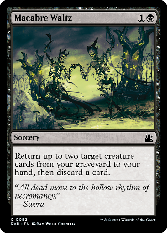 Macabre Waltz (RVR-082) - Ravnica Remastered - Premium MTG Single from Wizards of the Coast - Just $0.25! Shop now at Game Crave Tournament Store