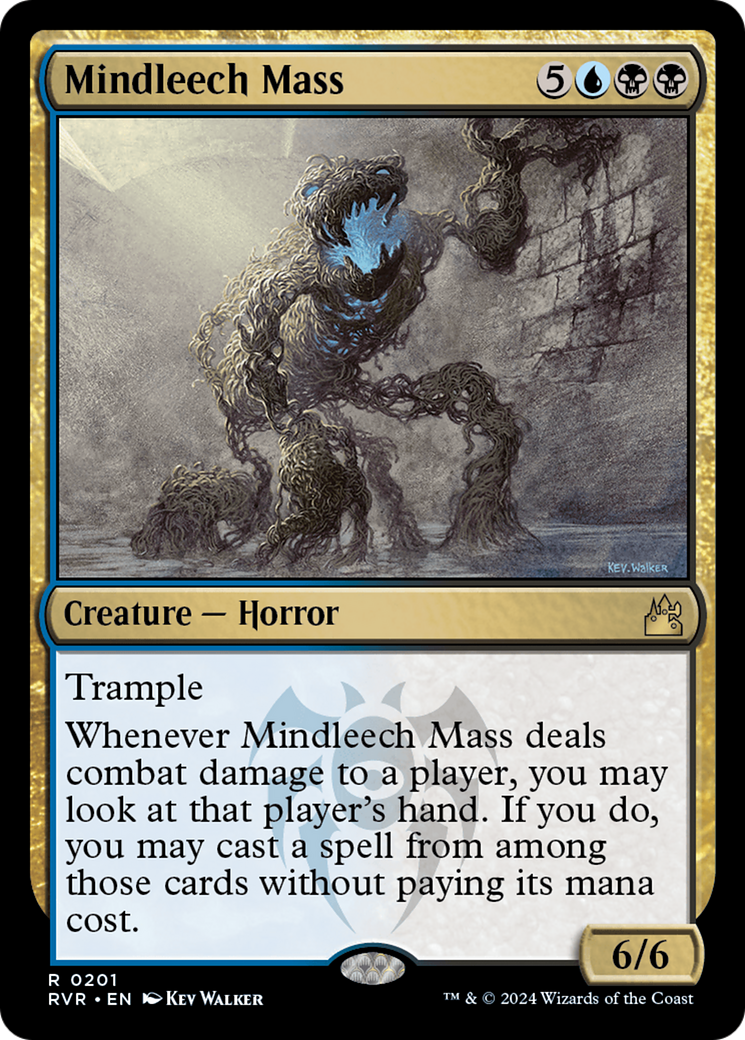 Mindleech Mass (RVR-201) - Ravnica Remastered Foil - Premium MTG Single from Wizards of the Coast - Just $0.45! Shop now at Game Crave Tournament Store