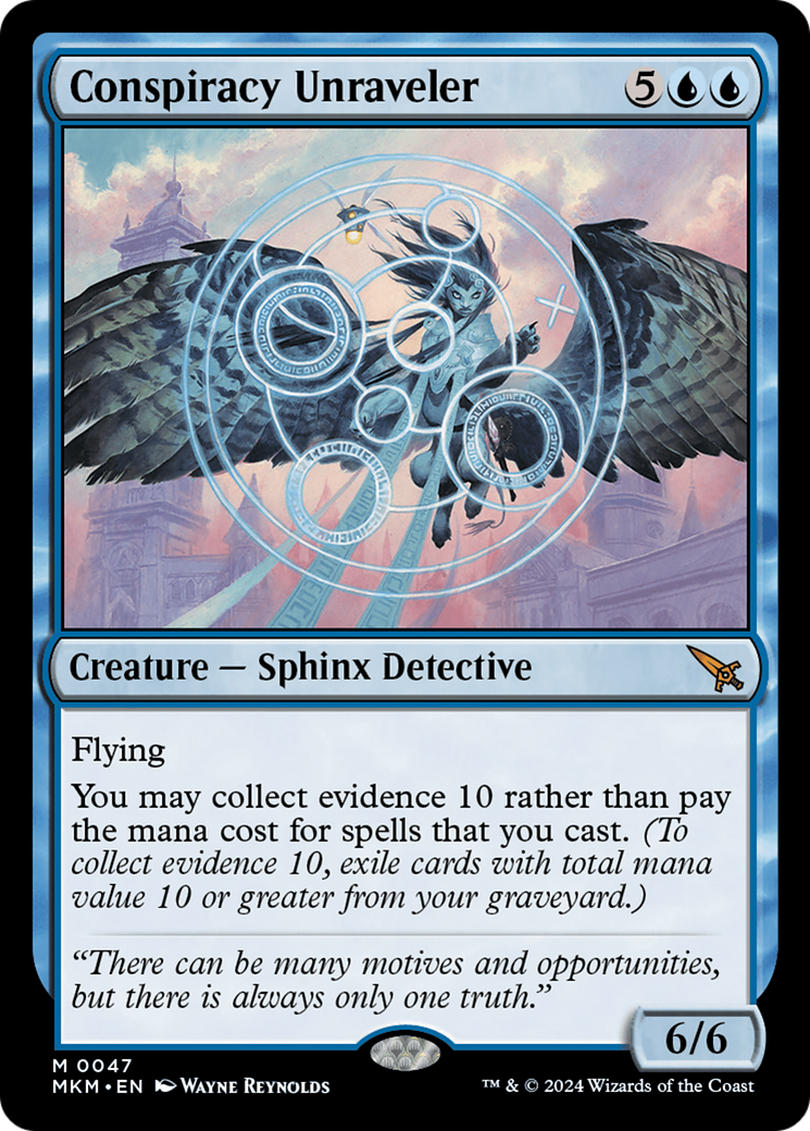 Conspiracy Unraveler (MKM-047) - Murders at Karlov Manor Foil - Premium MTG Single from Wizards of the Coast - Just $0.31! Shop now at Game Crave Tournament Store