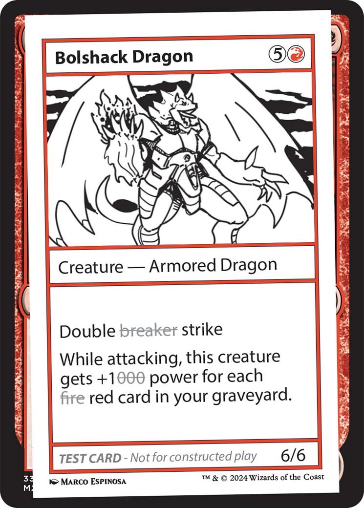 Bolshack Dragon (MB2-322) - Mystery Booster 2 - Premium MTG Single from Wizards of the Coast - Just $0.38! Shop now at Game Crave Tournament Store