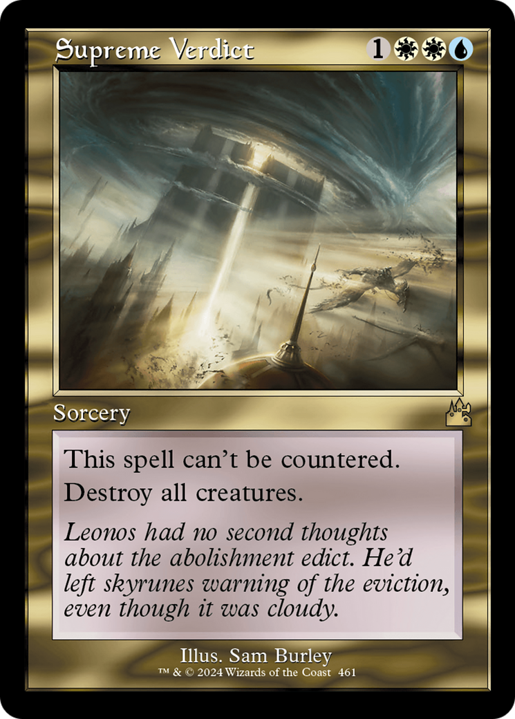 Supreme Verdict (RVR-461) - Ravnica Remastered - Premium MTG Single from Wizards of the Coast - Just $2.19! Shop now at Game Crave Tournament Store