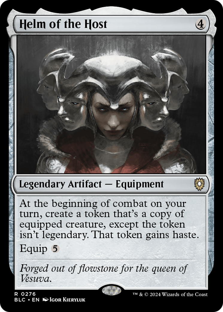 Helm of the Host (BLC-276) - Bloomburrow Commander - Premium MTG Single from Wizards of the Coast - Just $9.42! Shop now at Game Crave Tournament Store