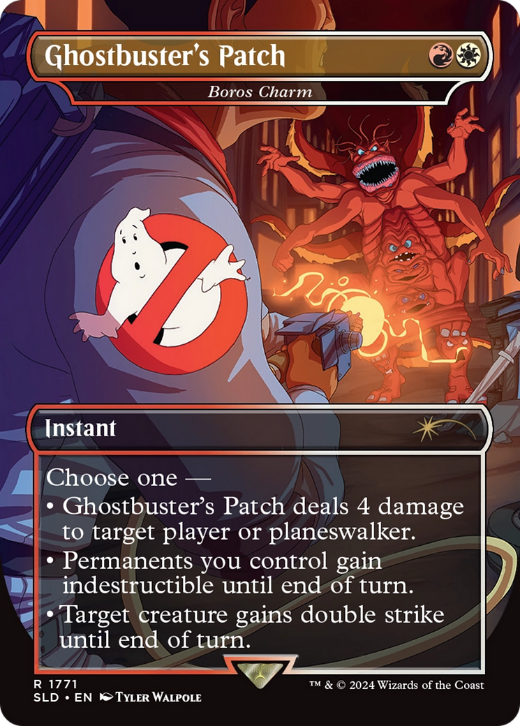 Boros Charm (SLD-1771) - Secret Lair Drop / Ghostbuster's Patch (Borderless) - Premium MTG Single from Wizards of the Coast - Just $7.61! Shop now at Game Crave Tournament Store