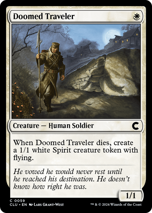 Doomed Traveler (CLU-059) - Ravnica: Clue Edition - Premium MTG Single from Wizards of the Coast - Just $0.25! Shop now at Game Crave Tournament Store