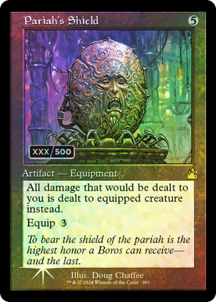 Pariah's Shield (RVR-393Z) - Ravnica Remastered Foil - Premium MTG Single from Wizards of the Coast - Just $60.02! Shop now at Game Crave Tournament Store