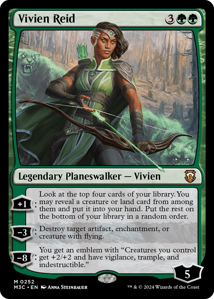 Vivien Reid (M3C-252) - Modern Horizons 3 Commander Foil - Premium MTG Single from Wizards of the Coast - Just $0.26! Shop now at Game Crave Tournament Store