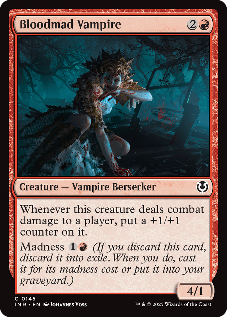 Bloodmad Vampire (-145) - Innistrad Remastered - Premium MTG Single from Wizards of the Coast - Just $0.25! Shop now at Game Crave Tournament Store
