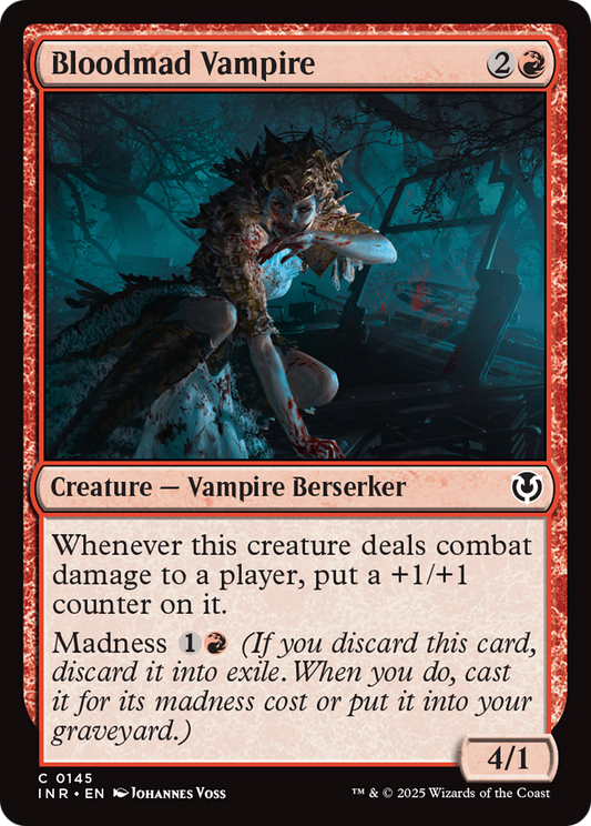 Bloodmad Vampire (-145) - Innistrad Remastered - Premium MTG Single from Wizards of the Coast - Just $0.25! Shop now at Game Crave Tournament Store