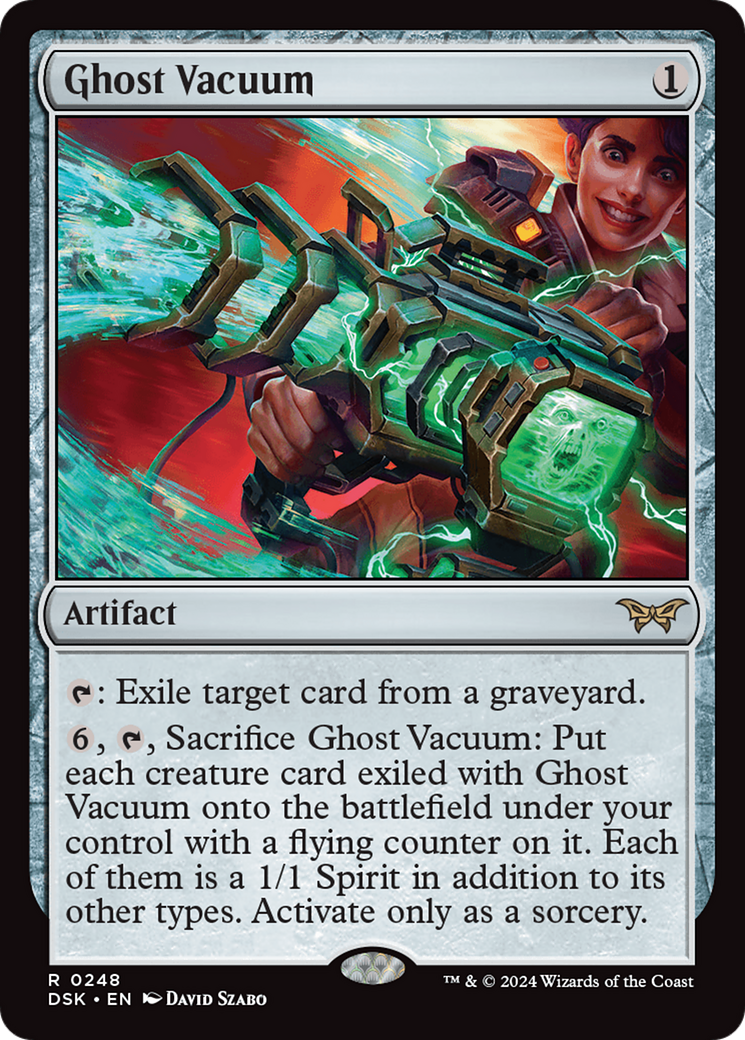 Ghost Vacuum (DSK-248) - Duskmourn: House of Horror - Premium MTG Single from Wizards of the Coast - Just $3.90! Shop now at Game Crave Tournament Store