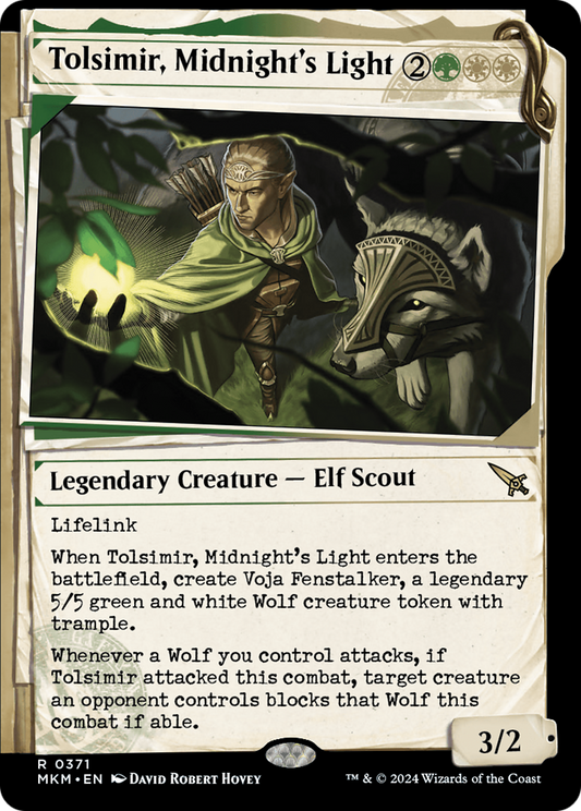 Tolsimir, Midnight's Light (MKM-371) - Murders at Karlov Manor: (Showcase) - Premium MTG Single from Wizards of the Coast - Just $0.25! Shop now at Game Crave Tournament Store