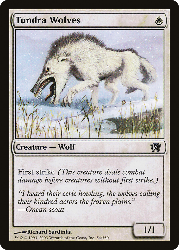 Tundra Wolves (8ED-54★) - 8th Edition