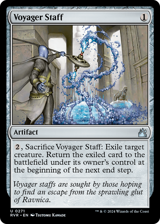 Voyager Staff (RVR-271) - Ravnica Remastered - Premium MTG Single from Wizards of the Coast - Just $0.25! Shop now at Game Crave Tournament Store
