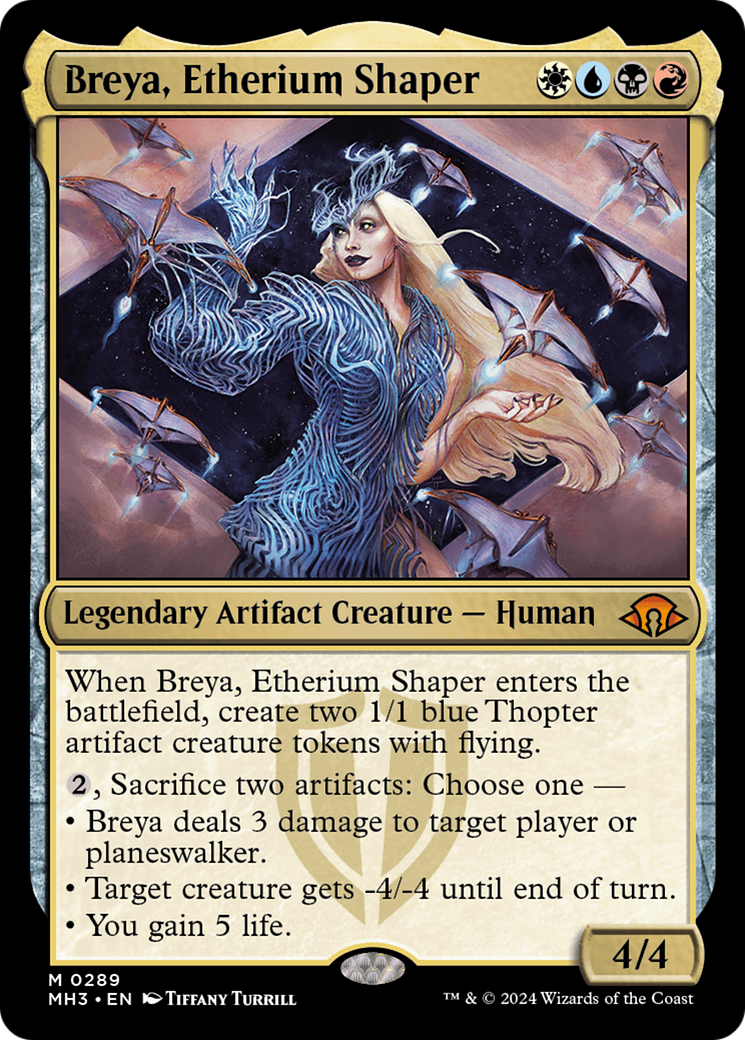 Breya, Etherium Shaper (MH3-289) - Modern Horizons 3 Foil - Premium MTG Single from Wizards of the Coast - Just $0.41! Shop now at Game Crave Tournament Store
