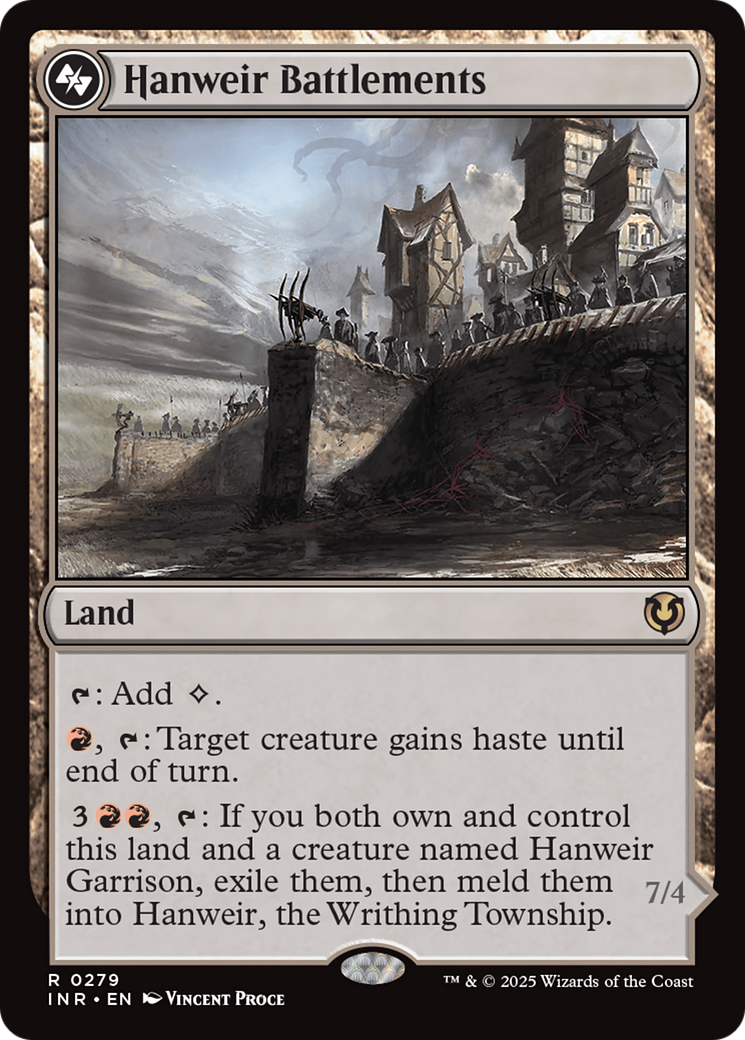 Hanweir Battlements (-279) - Innistrad Remastered Foil - Premium MTG Single from Wizards of the Coast - Just $1.57! Shop now at Game Crave Tournament Store
