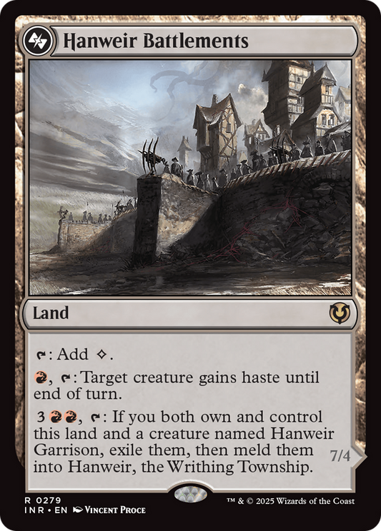 Hanweir Battlements (-279) - Innistrad Remastered Foil - Premium MTG Single from Wizards of the Coast - Just $1.57! Shop now at Game Crave Tournament Store
