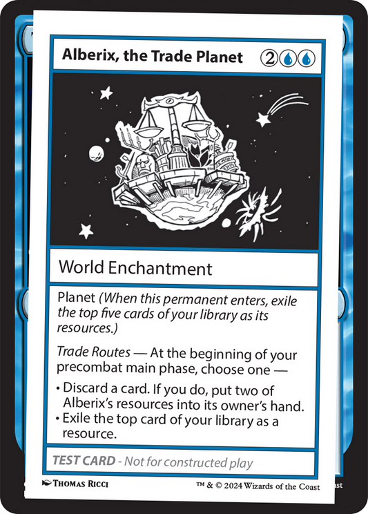 Alberix, the Trade Planet (MB2-289) - Mystery Booster 2 - Premium MTG Single from Wizards of the Coast - Just $0.25! Shop now at Game Crave Tournament Store