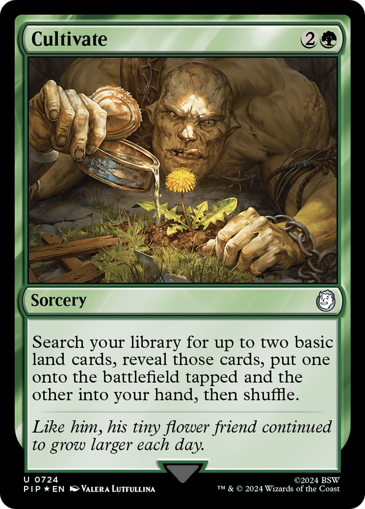 Cultivate (PIP-724) - Fallout - Premium MTG Single from Wizards of the Coast - Just $6.90! Shop now at Game Crave Tournament Store