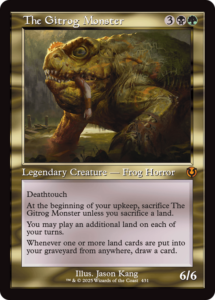 The Gitrog Monster (Retro Frame) (-431) - Innistrad Remastered Foil - Premium MTG Single from Wizards of the Coast - Just $2.38! Shop now at Game Crave Tournament Store