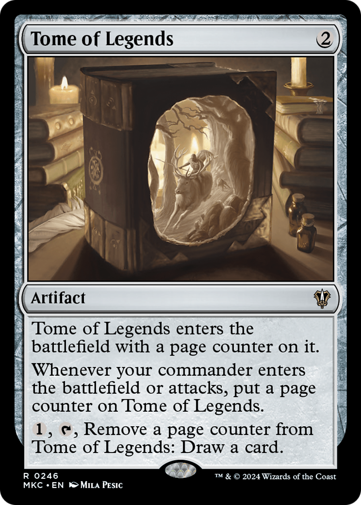 Tome of Legends (MKC-246) - Murders at Karlov Manor Commander - Premium MTG Single from Wizards of the Coast - Just $0.26! Shop now at Game Crave Tournament Store