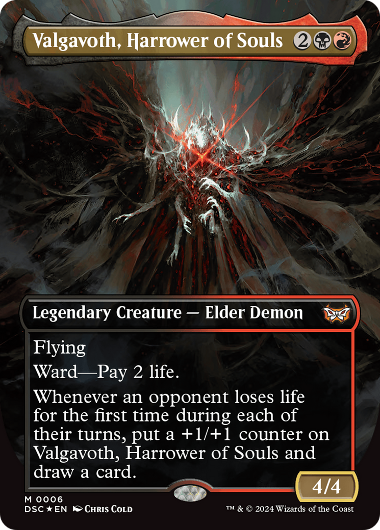 Valgavoth, Harrower of Souls (DSC-006) - Duskmourn: House of Horror Commander (Borderless) Foil - Premium MTG Single from Wizards of the Coast - Just $11.82! Shop now at Game Crave Tournament Store