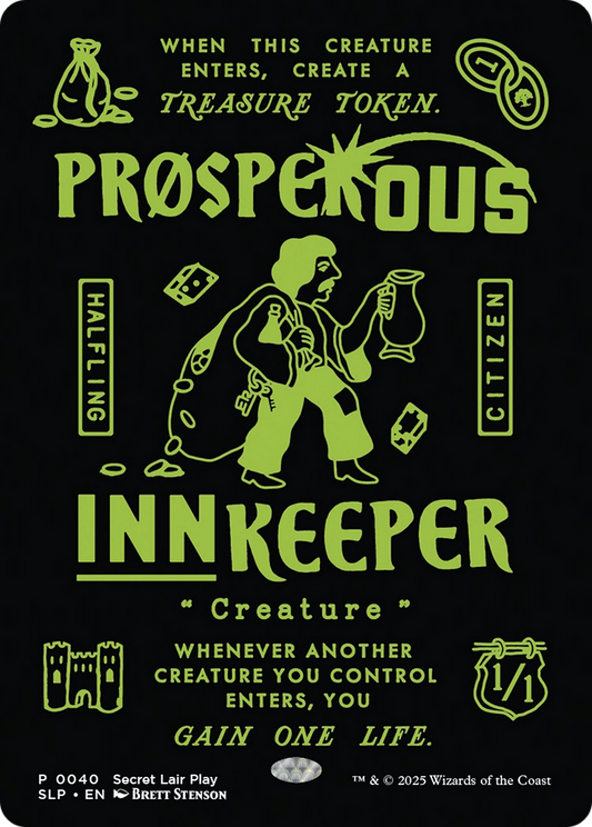 Prosperous Innkeeper (SLP-040) - Secret Lair Showdown (Borderless) Foil