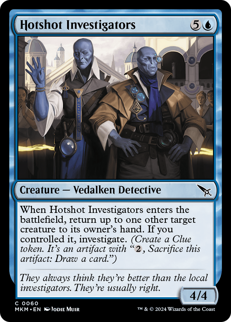 Hotshot Investigators (MKM-060) - Murders at Karlov Manor Foil - Premium MTG Single from Wizards of the Coast - Just $0.25! Shop now at Game Crave Tournament Store