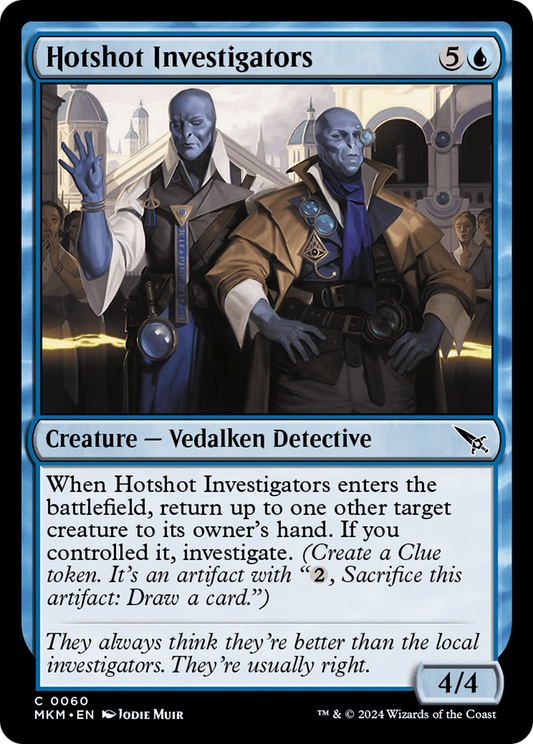 Hotshot Investigators (MKM-060) - Murders at Karlov Manor Foil - Premium MTG Single from Wizards of the Coast - Just $0.25! Shop now at Game Crave Tournament Store