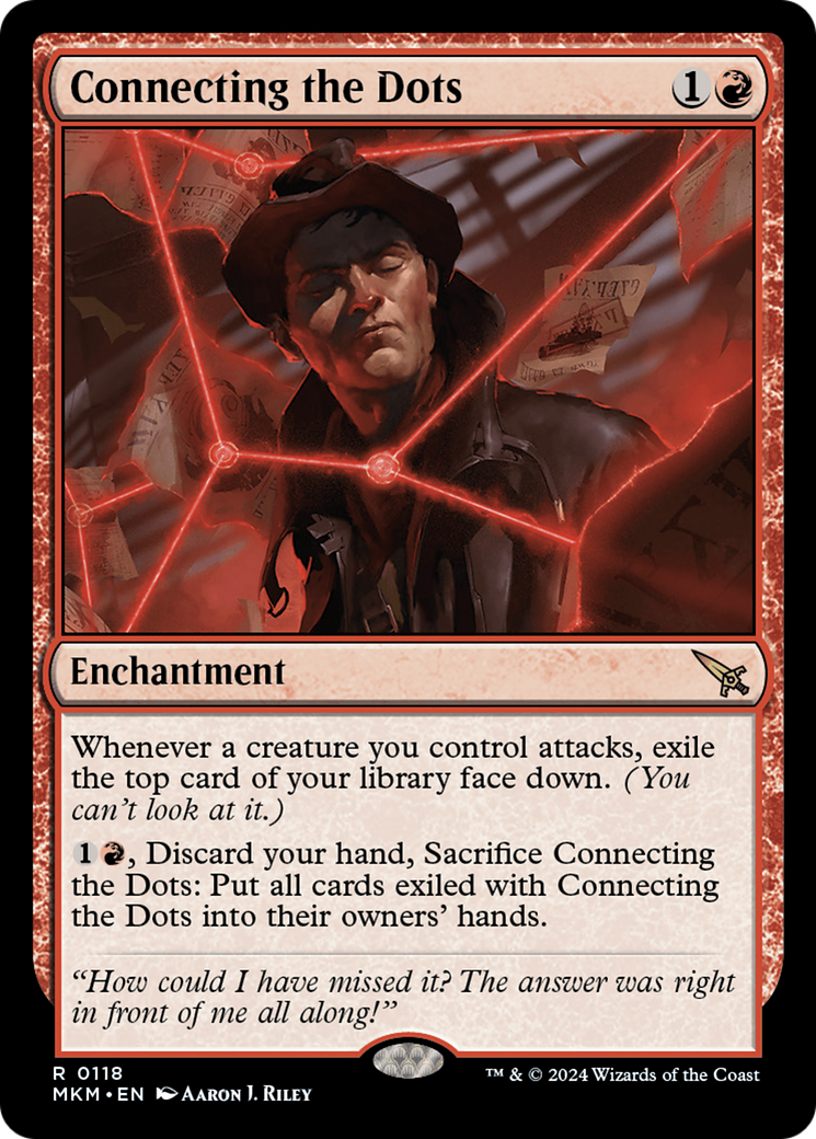 Connecting the Dots (MKM-118) - Murders at Karlov Manor - Premium MTG Single from Wizards of the Coast - Just $0.25! Shop now at Game Crave Tournament Store