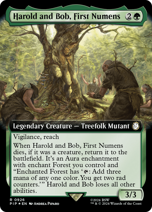 Harold and Bob, First Numens (PIP-926) - Fallout: (Extended Art) Foil - Premium MTG Single from Wizards of the Coast - Just $0.70! Shop now at Game Crave Tournament Store
