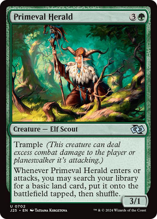 Primeval Herald (J25-702) - Foundations Jumpstart - Premium MTG Single from Wizards of the Coast - Just $0.30! Shop now at Game Crave Tournament Store