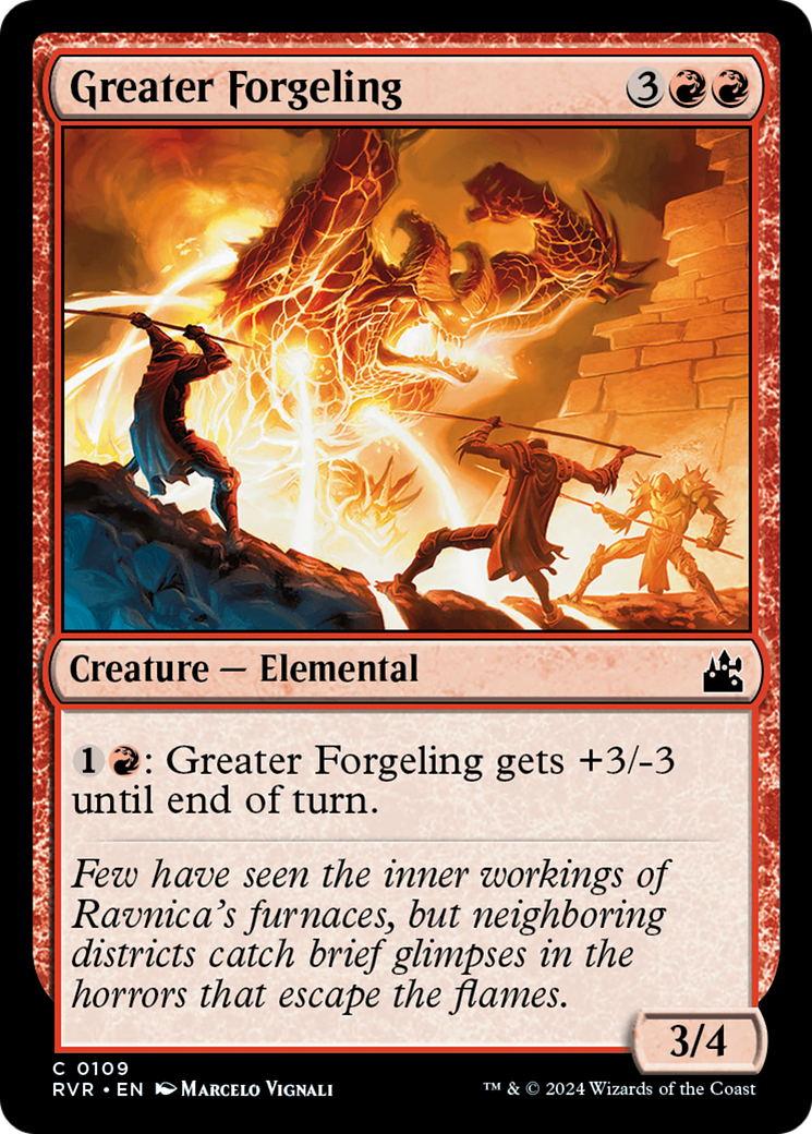 Greater Forgeling (RVR-109) - Ravnica Remastered Foil - Premium MTG Single from Wizards of the Coast - Just $0.25! Shop now at Game Crave Tournament Store
