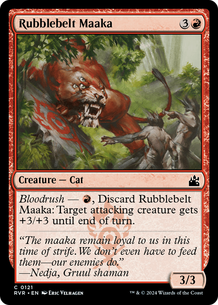 Rubblebelt Maaka (RVR-121) - Ravnica Remastered - Premium MTG Single from Wizards of the Coast - Just $0.25! Shop now at Game Crave Tournament Store