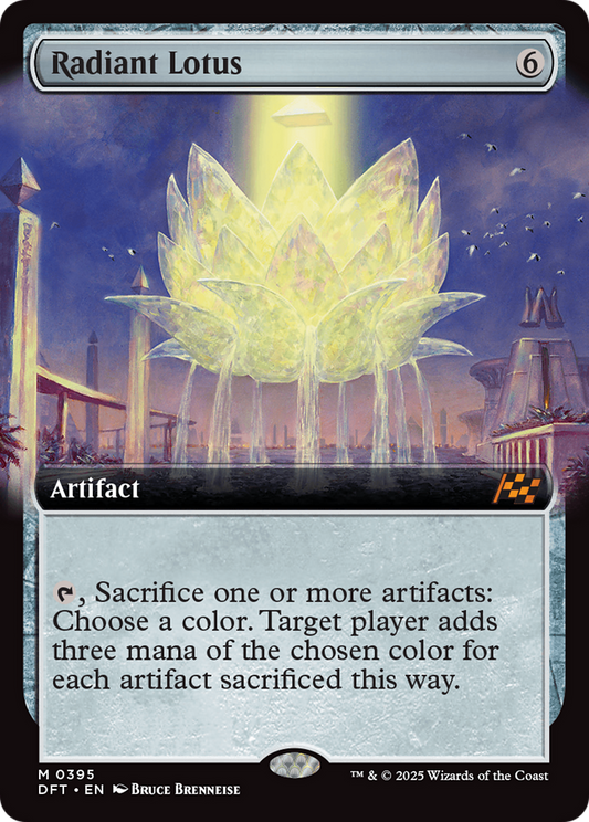 Radiant Lotus (Extended Art) (DFT-395) - Aetherdrift - Premium MTG Single from Wizards of the Coast - Just $0.63! Shop now at Game Crave Tournament Store