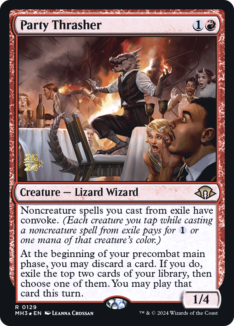 Party Thrasher (PMH3-129S) - Modern Horizons 3 Promos Foil - Premium MTG Single from Wizards of the Coast - Just $0.73! Shop now at Game Crave Tournament Store