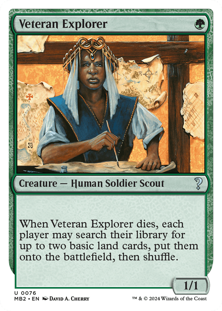 Veteran Explorer (MB2-076) - Mystery Booster 2 - Premium MTG Single from Wizards of the Coast - Just $0.29! Shop now at Game Crave Tournament Store