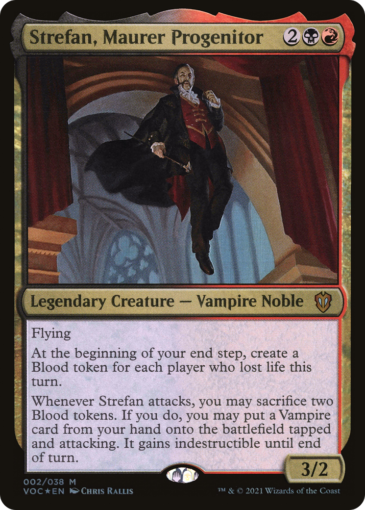 Strefan, Maurer Progenitor (VOC-002) - Crimson Vow Commander - Premium MTG Single from Wizards of the Coast - Just $0.16! Shop now at Game Crave Tournament Store
