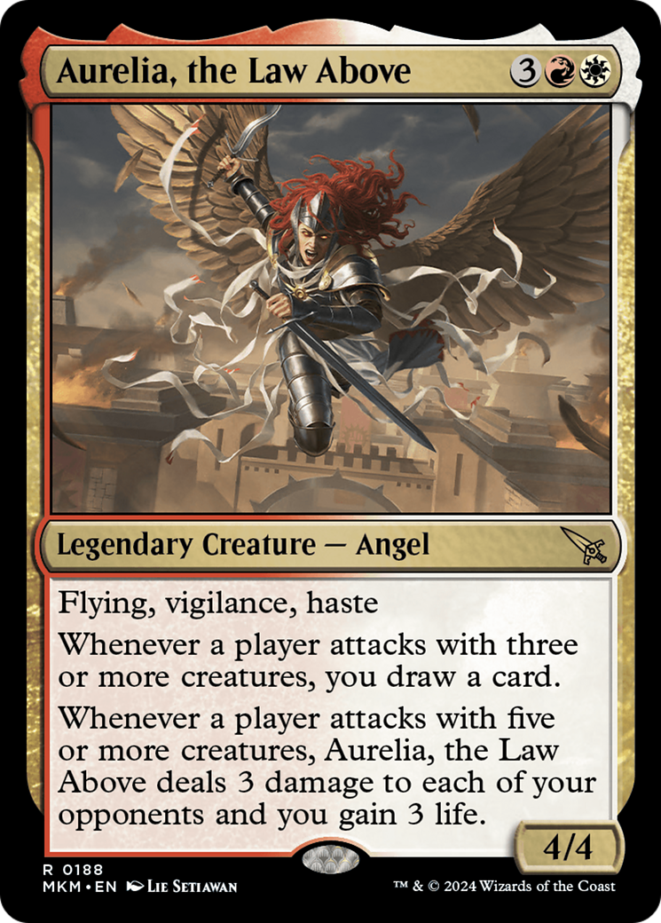 Aurelia, the Law Above (MKM-188) - Murders at Karlov Manor - Premium MTG Single from Wizards of the Coast - Just $0.82! Shop now at Game Crave Tournament Store