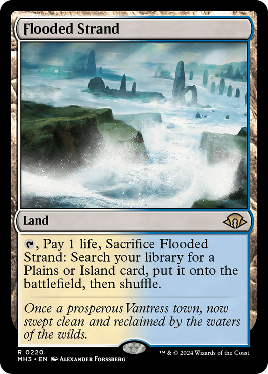 Flooded Strand (MH3-220) - Modern Horizons 3 - Premium MTG Single from Wizards of the Coast - Just $8.28! Shop now at Game Crave Tournament Store