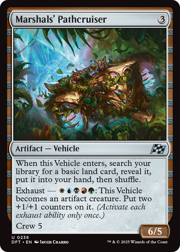 Marshals' Pathcruiser (DFT-236) - Aetherdrift - Premium MTG Single from Wizards of the Coast - Just $0.08! Shop now at Game Crave Tournament Store