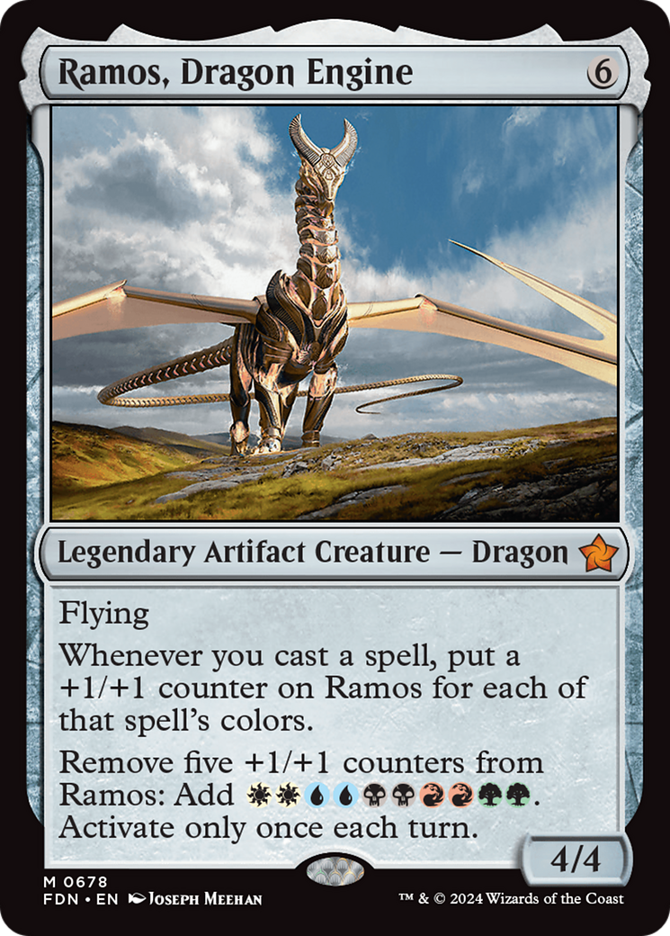 Ramos, Dragon Engine (FDN-678) - Foundations - Premium MTG Single from Wizards of the Coast - Just $0.97! Shop now at Game Crave Tournament Store