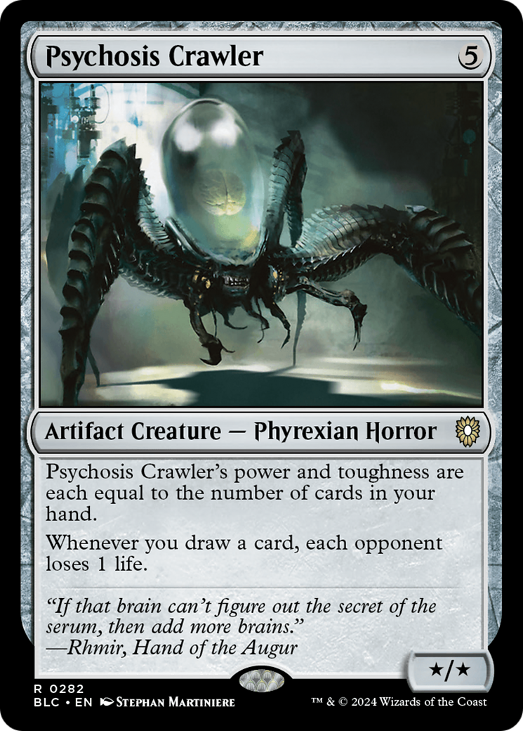 Psychosis Crawler (BLC-282) - Bloomburrow Commander - Premium MTG Single from Wizards of the Coast - Just $0.25! Shop now at Game Crave Tournament Store
