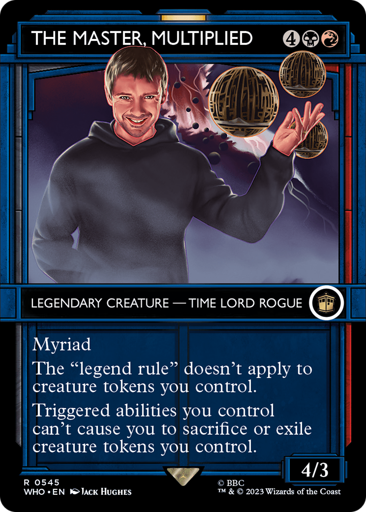 The Master, Multiplied (WHO-545) - Doctor Who: (Showcase) (Borderless) - Premium MTG Single from Wizards of the Coast - Just $10.60! Shop now at Game Crave Tournament Store