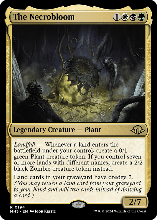 The Necrobloom (MH3-194) - Modern Horizons 3 - Premium MTG Single from Wizards of the Coast - Just $0.25! Shop now at Game Crave Tournament Store